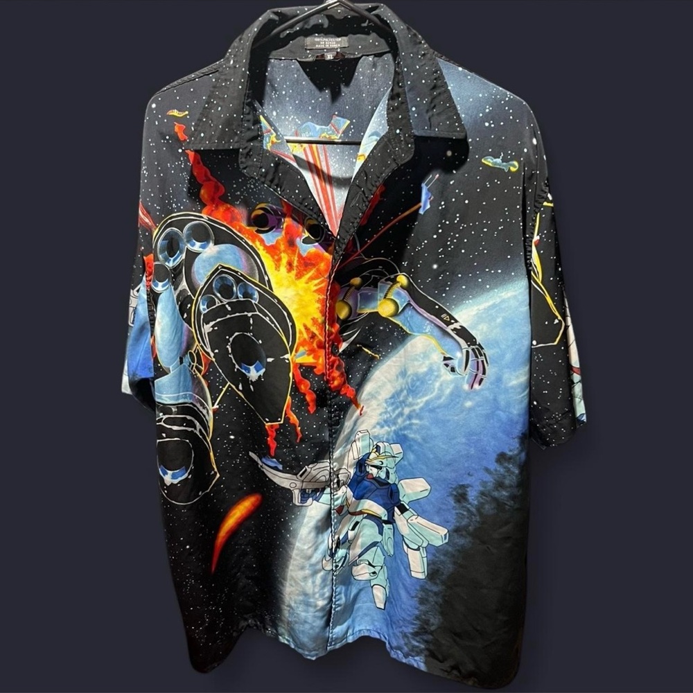 Men's Black Graphic Shirt